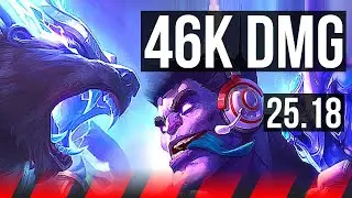 VOLIBEAR vs DR. MUNDO (TOP) | 46k DMG | EUW Master | 25.18