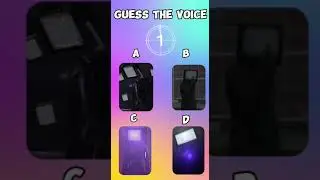Guess Monsters Voice - Skibidi Toilet Quiz #3