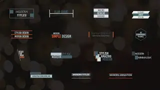 Titles And Lower Thirds Pack | Davinci Resolve | Fusion | MACRO