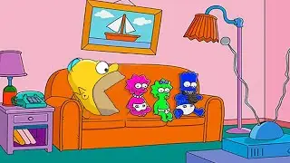 Couch Gags - PIXELS and Pacman