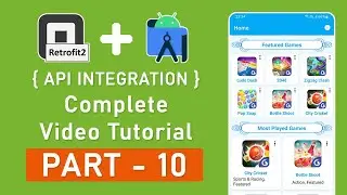 Create Custom Progress Dialog - JSON API Integration in Android Studio Retrofit 2 JAVA- Krishna Apps
