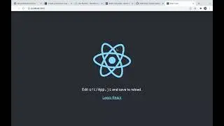How to install React template, start react app in local, and flow of loading files