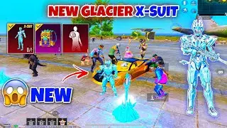 NEW GLACIER X-SUIT | New Lucky Spin | PUBG MOBILE |😍NEW X-SUIT$30,000 UC CRATE OPENING | Sweet Girl