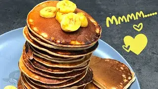 Банановые Панкейки .Самые вкусные панкейки .