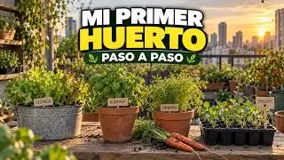 Como tener un HUERTO EN CASA 🏡 | PRIMEROS PASOS 😌 | Como SEMBRAR alimentos orgánicos en casa 👨🏽‍🌾