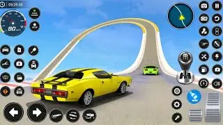 Musical Car Stunt Mega Ramp Impossible / Yellow Car Drive / 2023 Best Game Videos / its Bm47!​