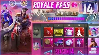 SEASON 14 ROYAL PASS 1 TO 100 RP REWARDS | SEASON 14 LEAKS | 1 TO 100 RP REWARDS PUBG MOBILE