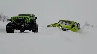 3D Sets 3D-Printed RC driving in deep snow at the top of Thompson Pass, Valdez, Alaska