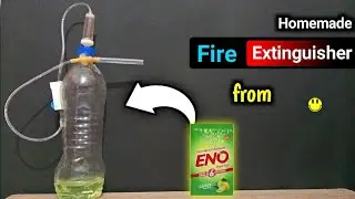 How to make fire extinguisher from Eno| homemade fire extinguisher | eno fire exting...
