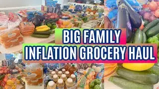 Buying Groceries for a Big Family - What are Prices in the Store? Massive Inflation Grocery Haul