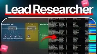Multi AI Agent Deep Lead Researcher System (no code)