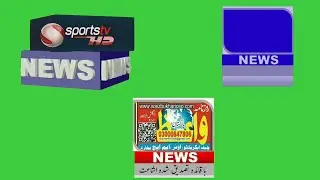 Free YouTube channel logo/green screen news logo [creaters template YouTube