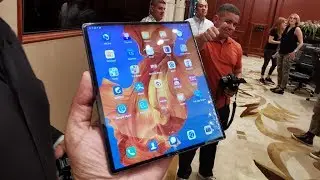 Hands on The Updated Huawei Mate X 5G - انطباعاتي الأولية عن هاتف Huawei Mate X 5G الجديد