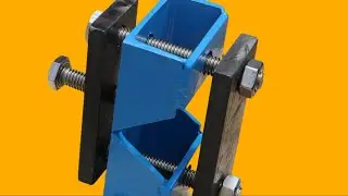 SCRAB METAL!! TURNING INTI A MINI BENCH VICE!!AMAZING HANDMADE TOOL!!