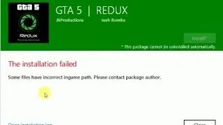 "Some files have incorect ingame path" REDUX Error fix [100% WORKING]
