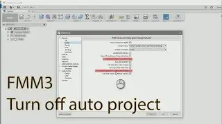 Fusion 360 - Turn off auto project