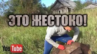 ПРОВАЛИЛИСЬ НА БУХАНКЕ В ОГРОМНУЮ ЯМУ! ЗАБРОШЕННАЯ ЖУТКАЯ ДЕРЕВНЯ! ТАМ КТО ТО ЕСТЬ! СУПЕР НАХОДКА!