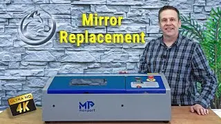 Monport 40W Pro-  Mirror Replacement #monport #laser #laserengraving #co2 #co2lasercutter  #howto