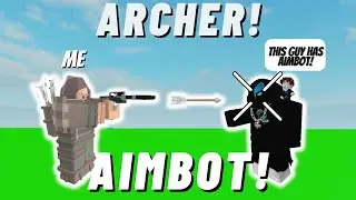 The Archer kit gave me AIMBOT in Roblox Bedwars
