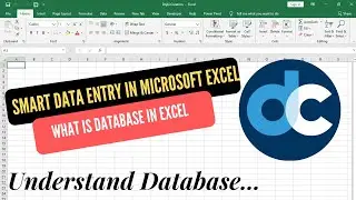 What is Database In Microsoft Excel || Smart Data Entry In Microsoft Excel