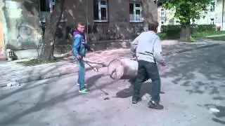 Бомжи развлекаются! Ржака!