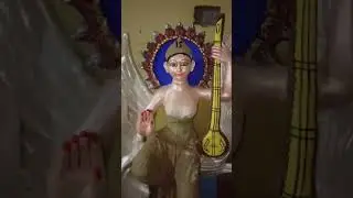 Saraswati mata ki murti#shorts #design #viral #video