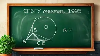 Вступительный экзамен СПбГУ мехмат (1995 год) - Задача по планиметрии