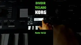 Dividir Teclado Korg - P14 #piano #korg #tecladistas #musicos #keyboard #musica