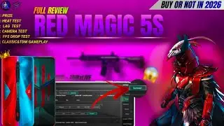 RED MAGIC 5S PUBG TEST