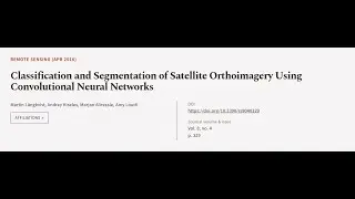 Classification and Segmentation of Satellite Orthoimagery Using Convolutional Neural ... | RTCL.TV