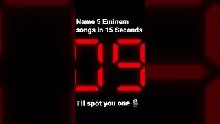Can you name 5 Eminem songs in under 15 seconds? #eminem #daleychips