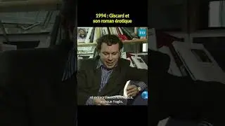 La littérature érotique selon Valéry Giscard d'Estaing ! 🤭 #INA #shorts