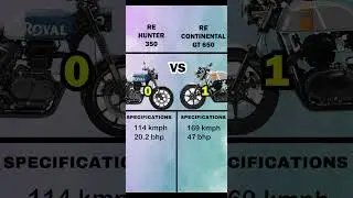 Hunter 350 VS Continental GT 650