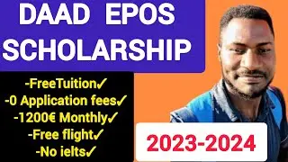 FULLY FUNDED DAAD EPOS SCHOLARSHIP IN GERMANY|THE DAAD SCHOLARSHIP