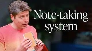 Sam Altman's Method for Clear Thinking