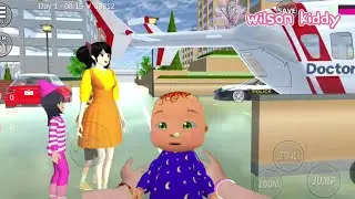 B4yi Sultan Has a Stomach Ache and Takes Squid Game's Yuta on a Police Helicopter Ride | Wilson K...