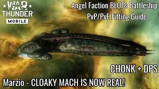 EVE Echoes - Marzio Angel BlackOPS Faction Battleship - PvP/PvE Fitting Guide - A Cloaky MACH!