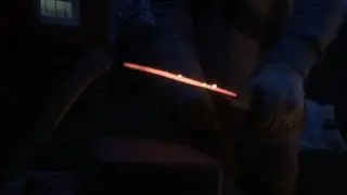 Ковка стали шх15 , при нагреве в угольном горне