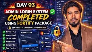 Build Secure Admin Auth with Fortify 🔥 Laravel 13