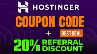 Hostinger Coupon Code 2025 | Best Hostinger Discount | Best Web Hosting Deal