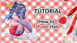 TUTORIAL | Hatching & Shading Hair ✏️