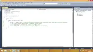 Программирование на C#.  1 урок. Вывод сообщения на экран.