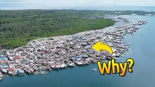 THESE PEOPLE CHOSE TO LIVE ON THE WATER RATHER THAN LAND