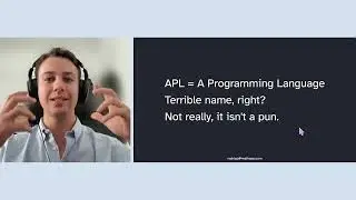 How APL made me a better Python developer by Rodrigo Girão Serrão