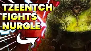 TZEENTCH ARMY v NURGLE HORDE! | Warhammer 40K | MODDED UEBS2