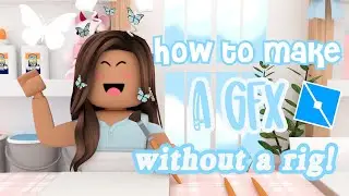 how to make a roblox GFX WITHOUT a rig! ~ for beginners!
