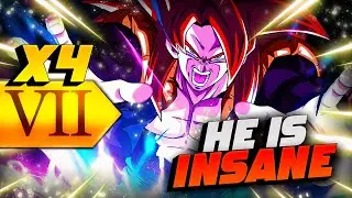 4x ZENKAI BUFFED ZENKAI SSJ4 GOGETA! (Dragon Ball LEGENDS)