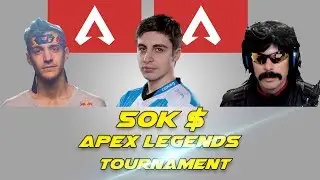 $50,000 Apex Legends Tournament By Twitch Rivals. (part 2) Ninja, Shroud, DrDisrespect