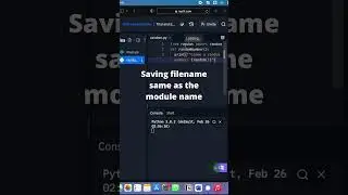 Trial and Error (Ep.2): Python Import Error from Saving Filename same as Python Module Name #Shorts