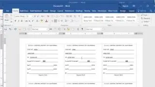 Exhibit Labels, Word Automation Example